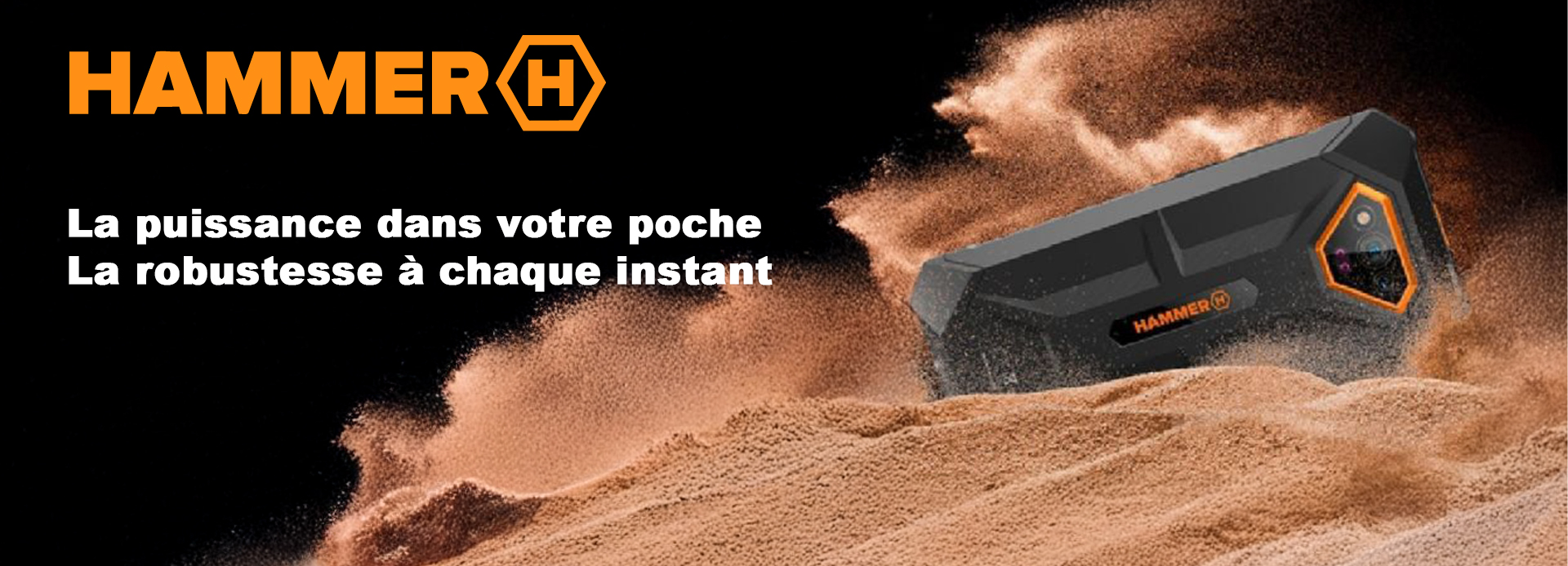 smartphone hammer iron v robuste orange